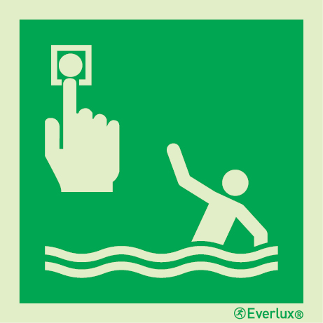 Person overboard call point sign - S 03 28