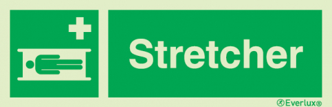 Stretcher sign with supplementary text| IMPA 33.4172 - S 03 34