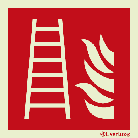 Fire ladder sign - S 16 08