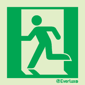 Emergency exit (left hand) LLL sign - S 20 21