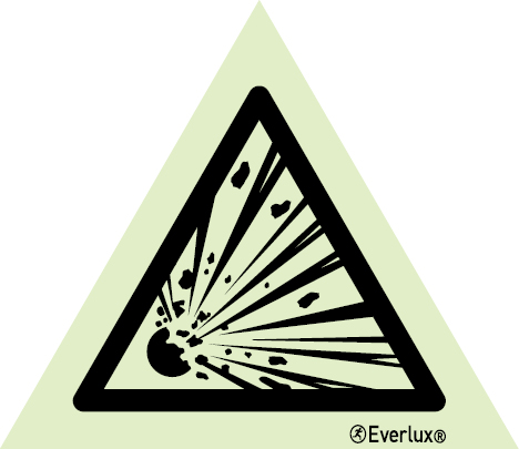 Explosive material warning sign | IMPA 33.7504 - S 30 03