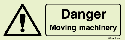 Danger moving machinery sign | IMPA 33.7546 - S 30 56