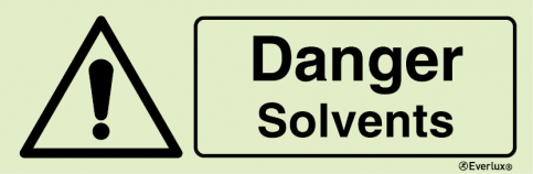 Danger solvents sign | IMPA 33.7555 - S 30 65