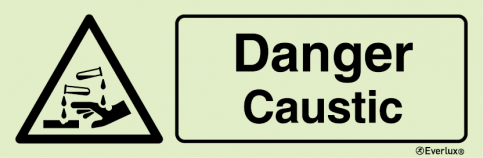 Danger caustic sign | IMPA 33.7597 - S 31 80