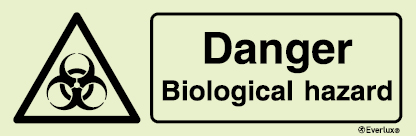 Danger biological hazard sign | IMPA 33.7680 - S 31 84