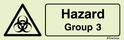Hazard Group 3 sign - S 31 98