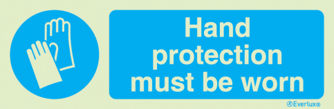Hand protection must be worn sign - S 35 58