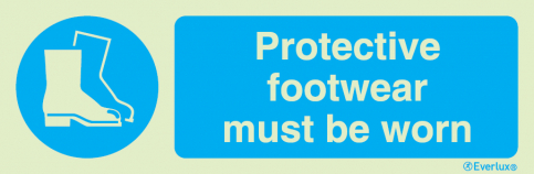 Protective footwear must be worn sign - S 35 59