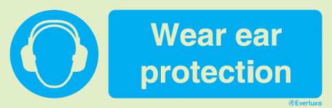 Wear ear protection - mandatory sign - S 35 63