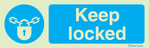 Keep locked sign - S 35 81