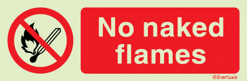 No naked flames sign | IMPA 33.8537 - S 38 56