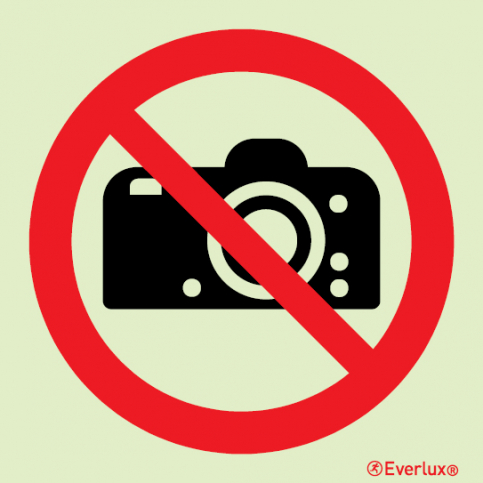 No photography - prohibition sign - S 39 07