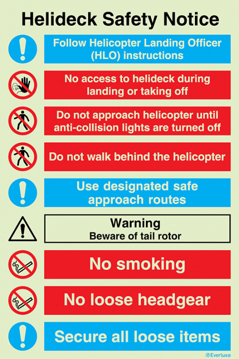 Helideck safety notice - S 41 15