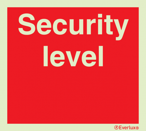 Security level sign | IMPA 33.2703 - S 42 10