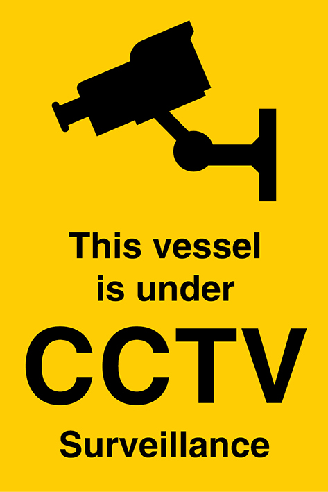 This vessel is under CCTV | IMPA33.2896 - S 42 40