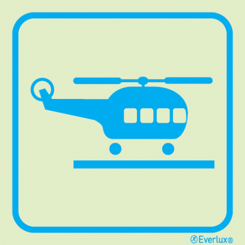 Helicopter sign | IMPA 33.2440 - S 42 86