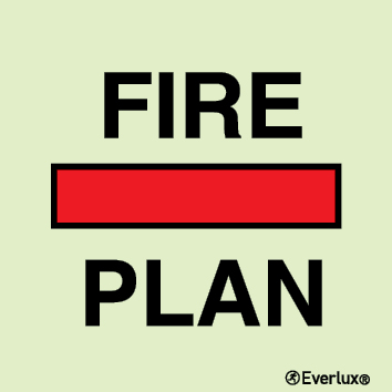 Fire control plan IMO sign - S 43 65