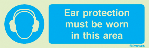 Ear protection sign - S 43 96