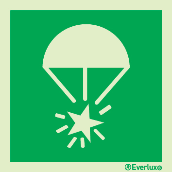 Rocket parachute flares sign - S 46 13