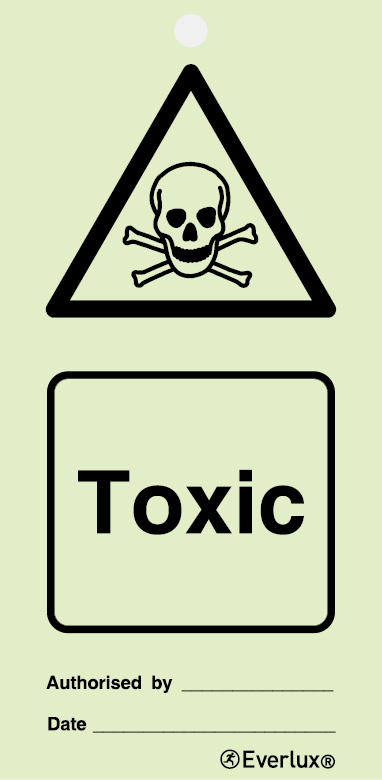 Poison - warning temporary tie tag | IMPA 33.2510 - S 47 09