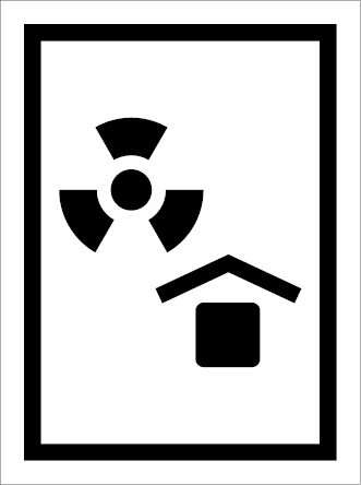 Protect from radioactive sources sign - S 57 05